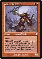 Matte Finish Time Spiral Remastered Zealous Conscripts ( #354 )