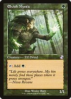 Matte Finish Time Spiral Remastered Elvish Mystic ( #360 )
