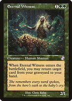 Matte Finish Time Spiral Remastered Eternal Witness ( #361 )
