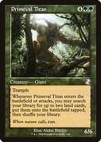 Matte Finish Time Spiral Remastered Primeval Titan ( #365 )