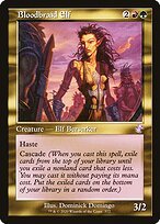 Matte Finish Time Spiral Remastered Bloodbraid Elf ( #372 )
