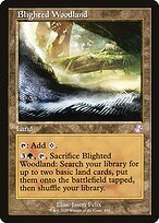Matte Finish Time Spiral Remastered Blighted Woodland ( #405 )