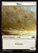 Glossy Finish Tarkir: Dragonstorm Commander Tokens Wall ( #7 )