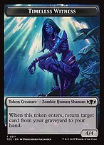 Glossy Finish Tarkir: Dragonstorm Commander Tokens Timeless Witness ( #11 )