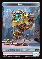 Glossy Finish Tarkir: Dragonstorm Commander Tokens Servo ( #31 )