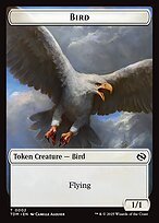 Matte Finish Tarkir: Dragonstorm Tokens Bird ( #2 )