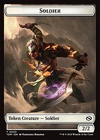 Matte Finish Tarkir: Dragonstorm Tokens Soldier ( #5 )