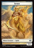 Matte Finish Tarkir: Dragonstorm Tokens Spirit ( #7 )