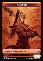 Matte Finish Tarkir: Dragonstorm Tokens Warrior ( #13 )