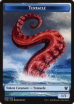 Matte Finish Theros Beyond Death Tokens Tentacle ( #6 )