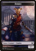 Matte Finish Theros Beyond Death Tokens Zombie ( #7 )