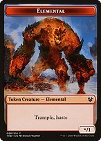Matte Finish Theros Beyond Death Tokens Elemental ( #8 )