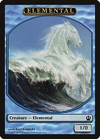 Matte Finish Theros Tokens Elemental ( #5 )
