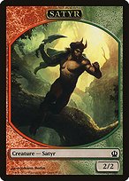 Matte Finish Theros Tokens Satyr ( #9 )
