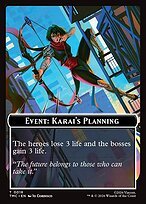 Matte Finish Teenage Mutant Ninja Turtles Eternal Tokens Event: Karai's Planning ( #18 )