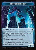 Matte Finish Teenage Mutant Ninja Turtles Eternal Tokens Foot Skirmisher ( #29 )