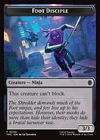 Matte Finish Teenage Mutant Ninja Turtles Eternal Tokens Foot Disciple ( #30 )