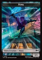 Matte Finish Teenage Mutant Ninja Turtles Tokens Ninja ( #5 )
