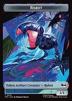Matte Finish Teenage Mutant Ninja Turtles Tokens Robot ( #10 )