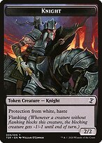 Matte Finish Time Spiral Remastered Tokens Knight ( #5 )
