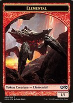 Glossy Finish Ultimate Masters Tokens Elemental ( #9 )