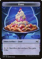 Matte Finish Unfinity Tokens Food ( #10 )