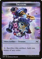 Matte Finish Unfinity Tokens Treasure ( #13 )