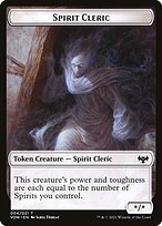 Glossy Finish Innistrad: Crimson Vow Tokens Spirit Cleric ( #4 )