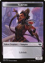 Glossy Finish Innistrad: Crimson Vow Tokens Vampire ( #16 )