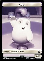 Matte Finish Doctor Who Tokens Alien ( #2 )