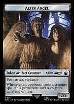 Matte Finish Doctor Who Tokens Alien Angel ( #11 )