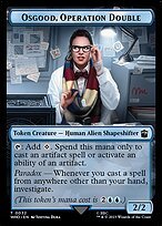Matte Finish Doctor Who Tokens Osgood, Operation Double ( #32 )