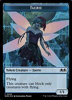 Matte Finish Wilds of Eldraine Tokens Faerie ( #5 )