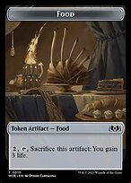 Matte Finish Wilds of Eldraine Tokens Food ( #10 )