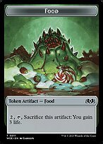 Matte Finish Wilds of Eldraine Tokens Food ( #11 )