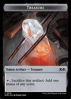 Matte Finish Wilds of Eldraine Tokens Treasure ( #14 )