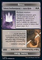 Matte Finish Wilds of Eldraine Tokens Royal // Young Hero ( #16 )