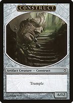 Matte Finish Worldwake Tokens Construct ( #6 )