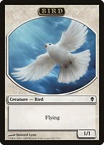 Matte Finish Zendikar Tokens Bird ( #2 )