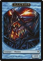 Matte Finish Zendikar Tokens Illusion ( #4 )
