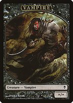Matte Finish Zendikar Tokens Vampire ( #6 )