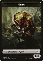 Glossy Finish Zendikar Rising Commander Tokens Germ ( #4 )