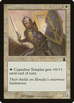 Matte Finish Urza's Destiny Capashen Templar ( #5 )