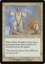 Matte Finish Urza's Destiny False Prophet ( #6 )