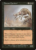 Matte Finish Urza's Destiny Disease Carriers ( #57 )