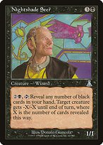 Matte Finish Urza's Destiny Nightshade Seer ( #63 )