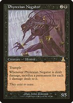 Matte Finish Urza's Destiny Phyrexian Negator ( #65 )