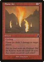 Matte Finish Urza's Destiny Flame Jet ( #81 )