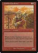 Matte Finish Urza's Destiny Goblin Gardener ( #84 )