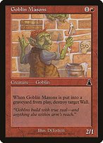 Matte Finish Urza's Destiny Goblin Masons ( #86 )